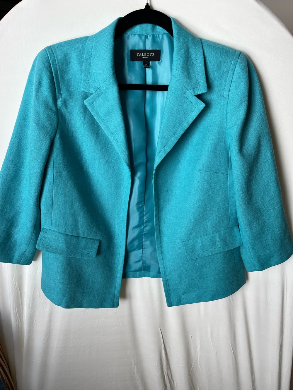 Talbots Petite Linen Blazer
